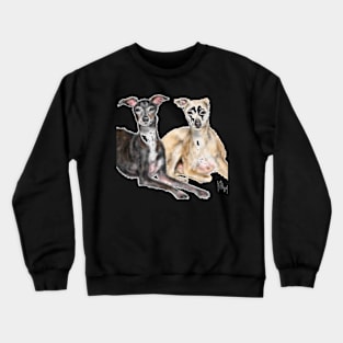 A Pair of Greyhound Best Friends Crewneck Sweatshirt